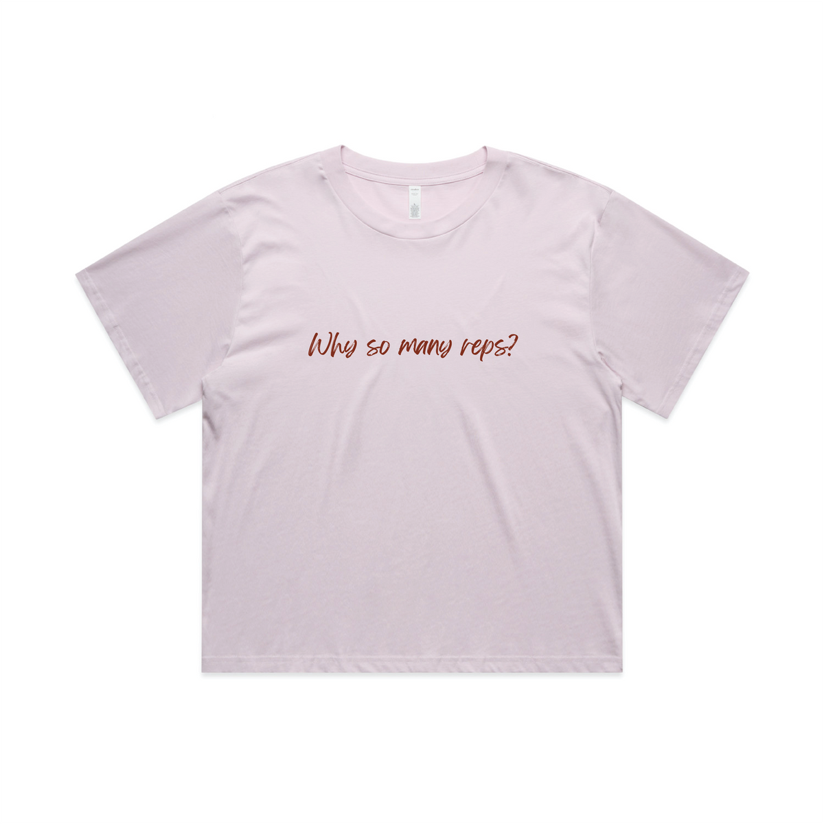 Why so many reps? Crop top