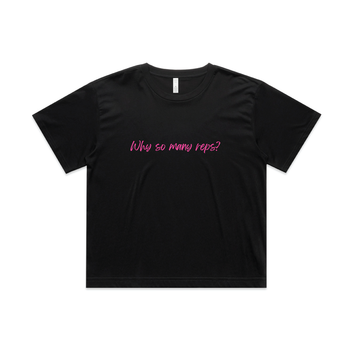 Why so many reps? Crop top