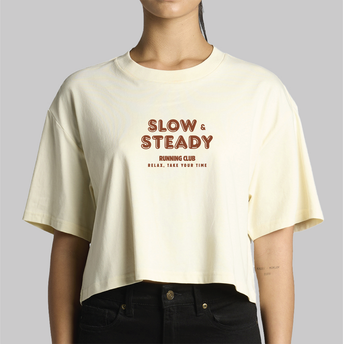 Slow and Steady - Crop top
