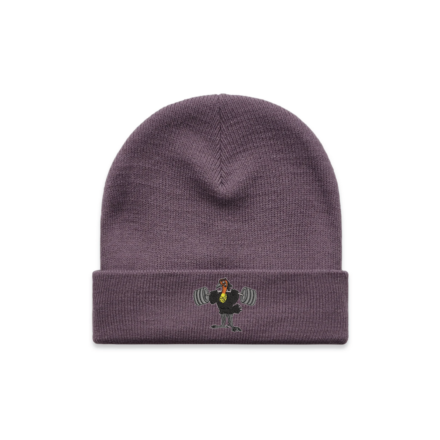 Cuff Beanie - Embroidered Bush Turkey