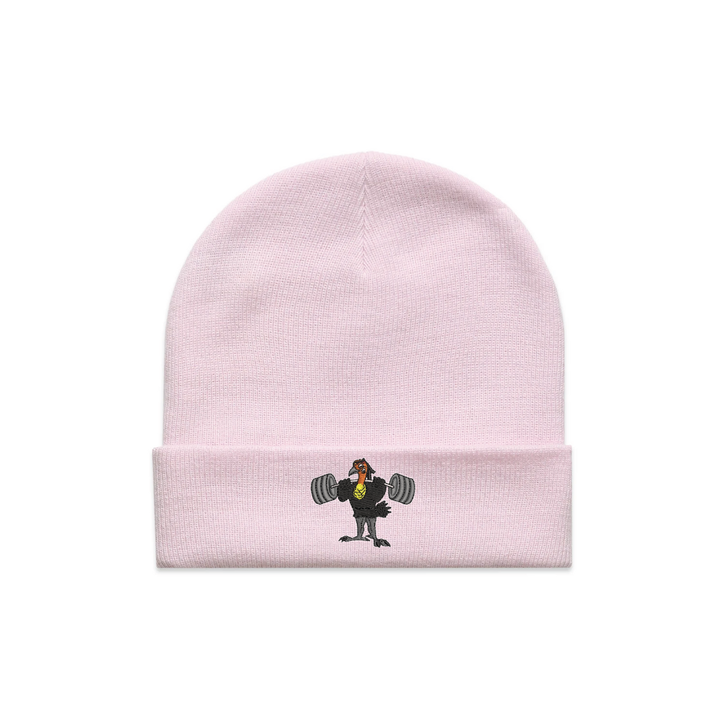 Cuff Beanie - Embroidered Bush Turkey