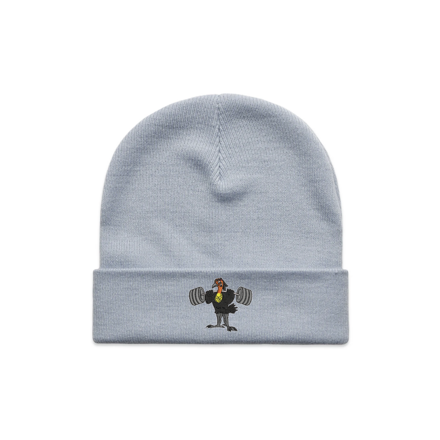 Cuff Beanie - Embroidered Bush Turkey