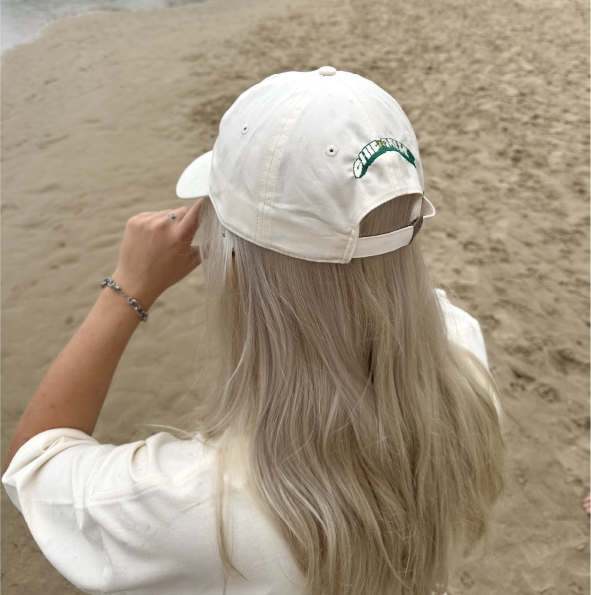 Sauce Bottle Mascot Cap in Off-white