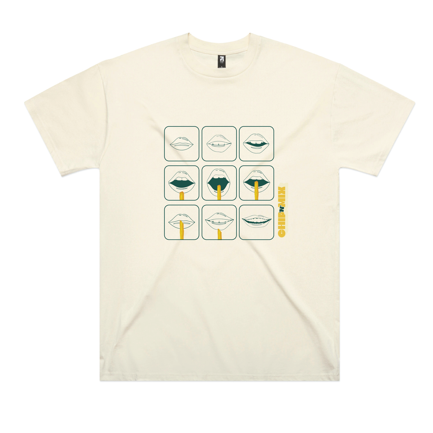 I'm Thinking About Chips Tee in Ivory