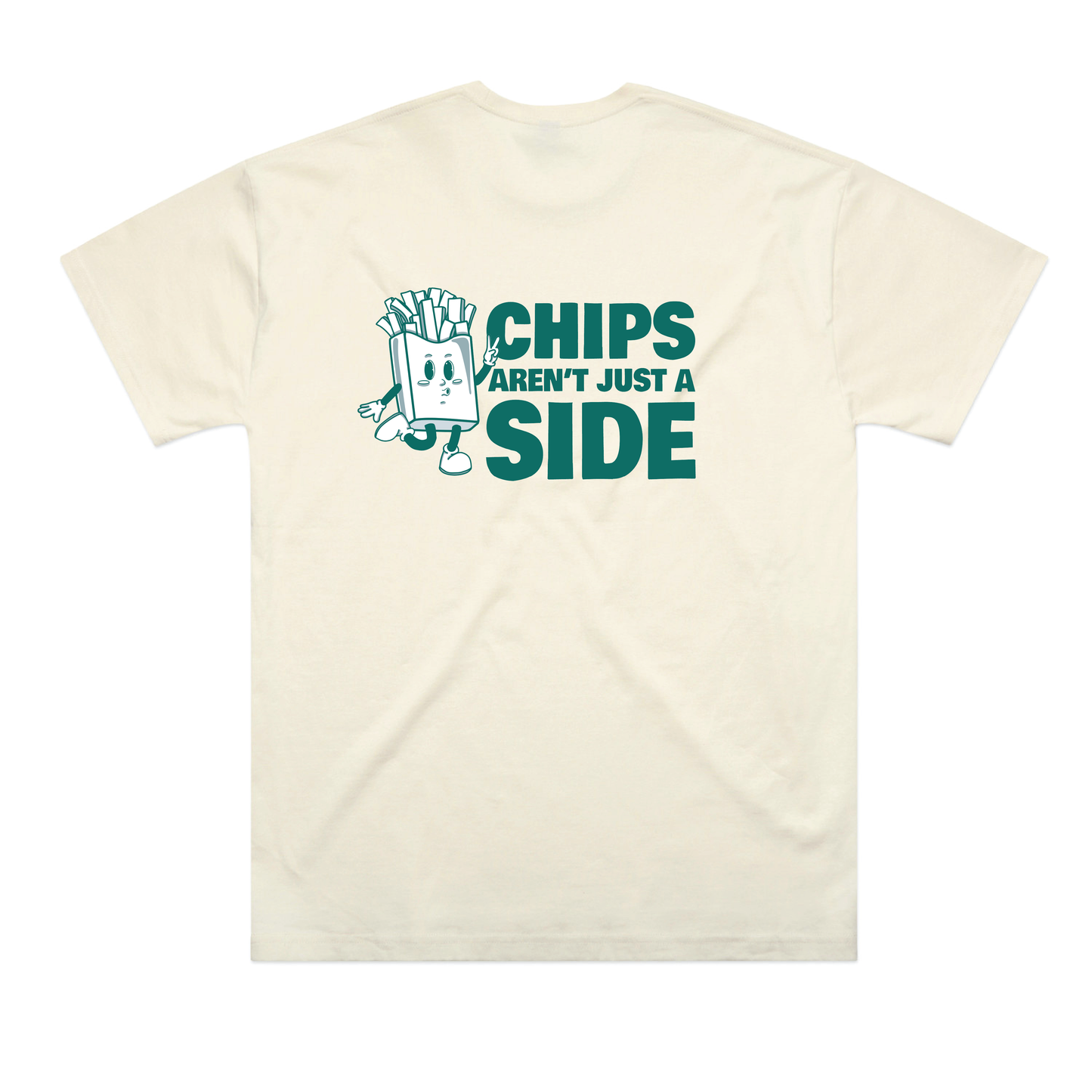Chips Aren't Just a Side Tee in Ivory